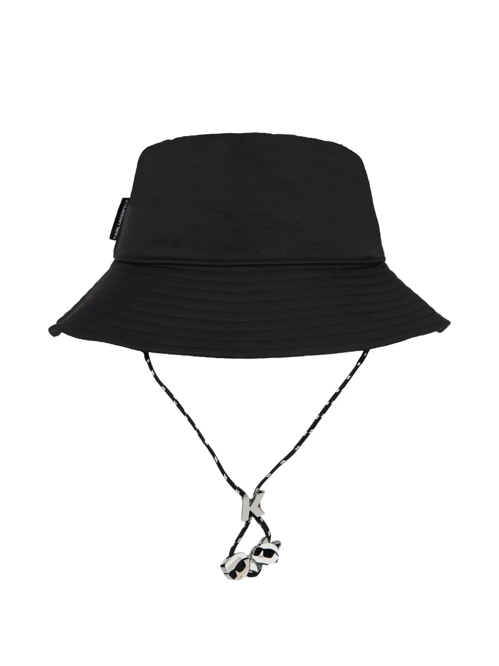 Karl Lagerfeld Vissershoed met Ikon-bedel Zwart