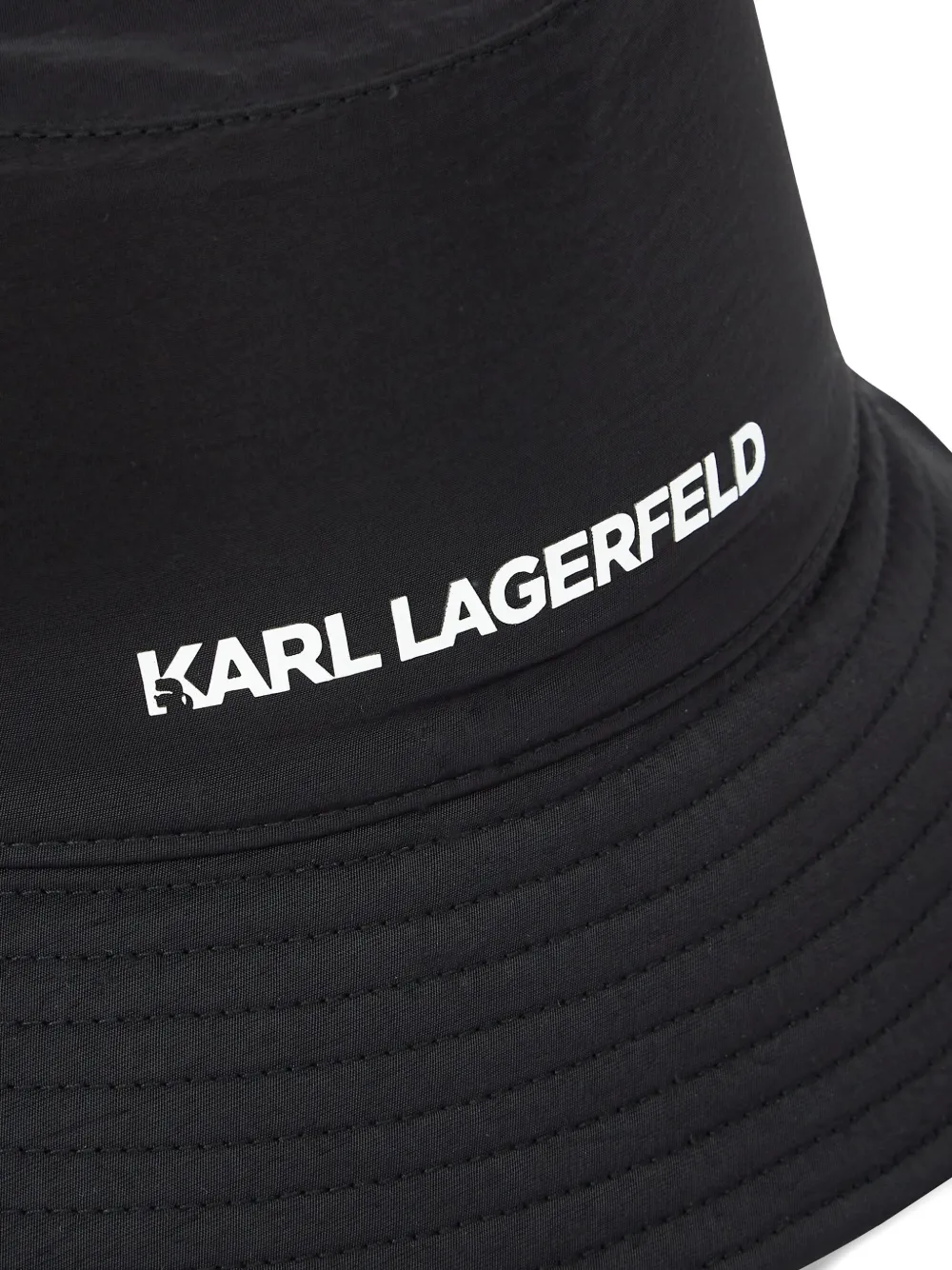Karl Lagerfeld Vissershoed met Ikon-bedel Zwart