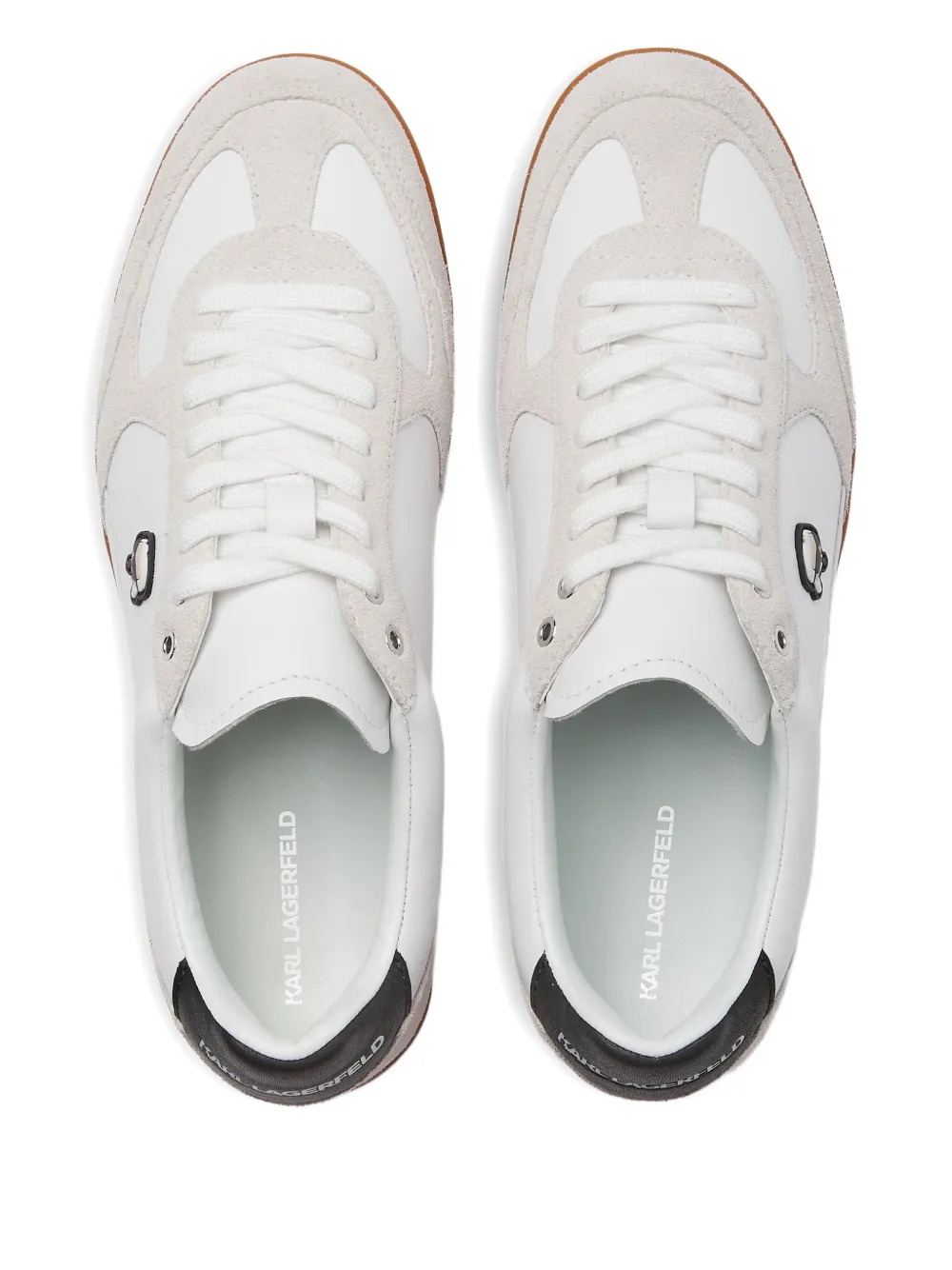 Karl Lagerfeld Kandidate sneakers met logo-applicatie Wit