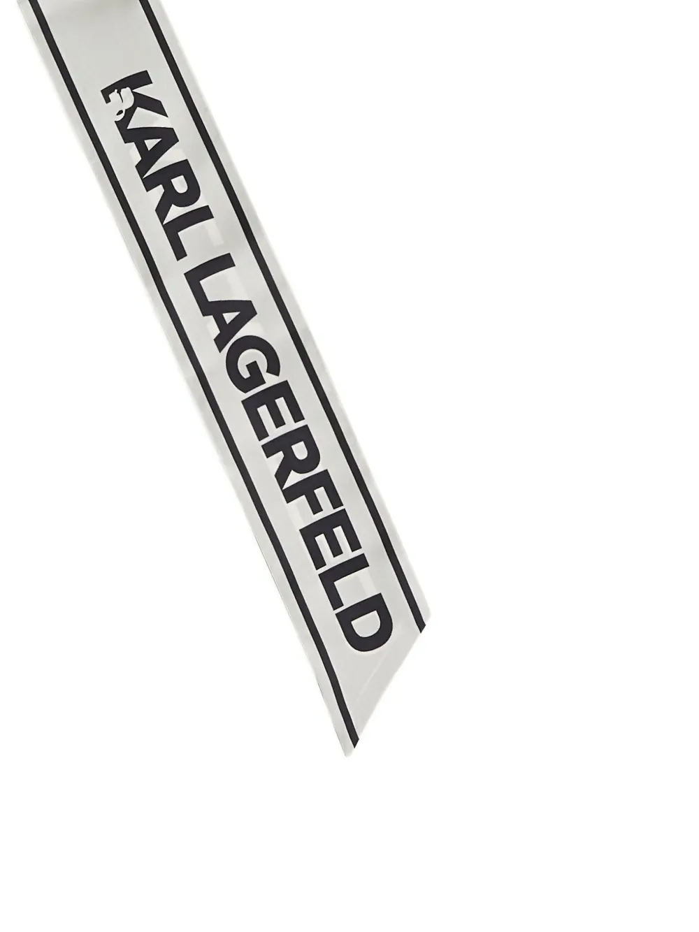 Karl Lagerfeld Zijden sjaal Zwart