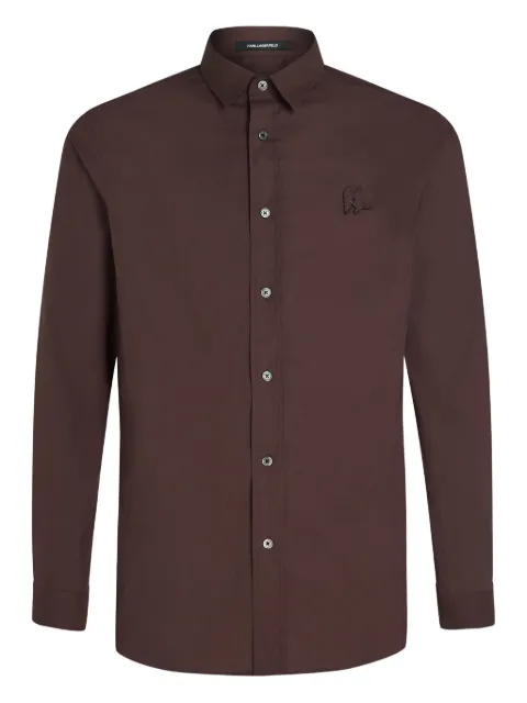 Karl Lagerfeld camisa con detalle de monograma