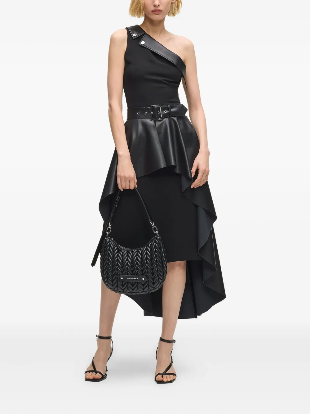 Karl Lagerfeld K/Weave kleine shopper - Zwart