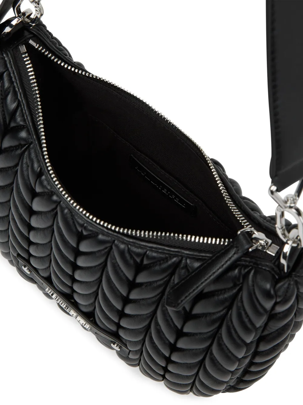 Karl Lagerfeld Small K/weave Tote Bag In Black
