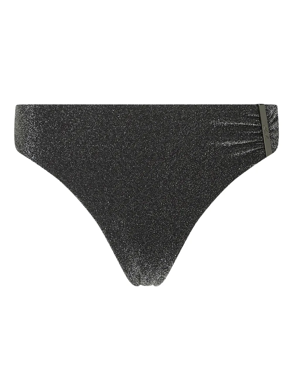 Karl Lagerfeld metallic bikini briefs | Black | Image 1