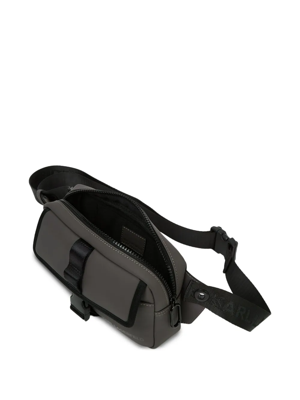 Karl Lagerfeld Jeans Messengertas met gesp Grijs