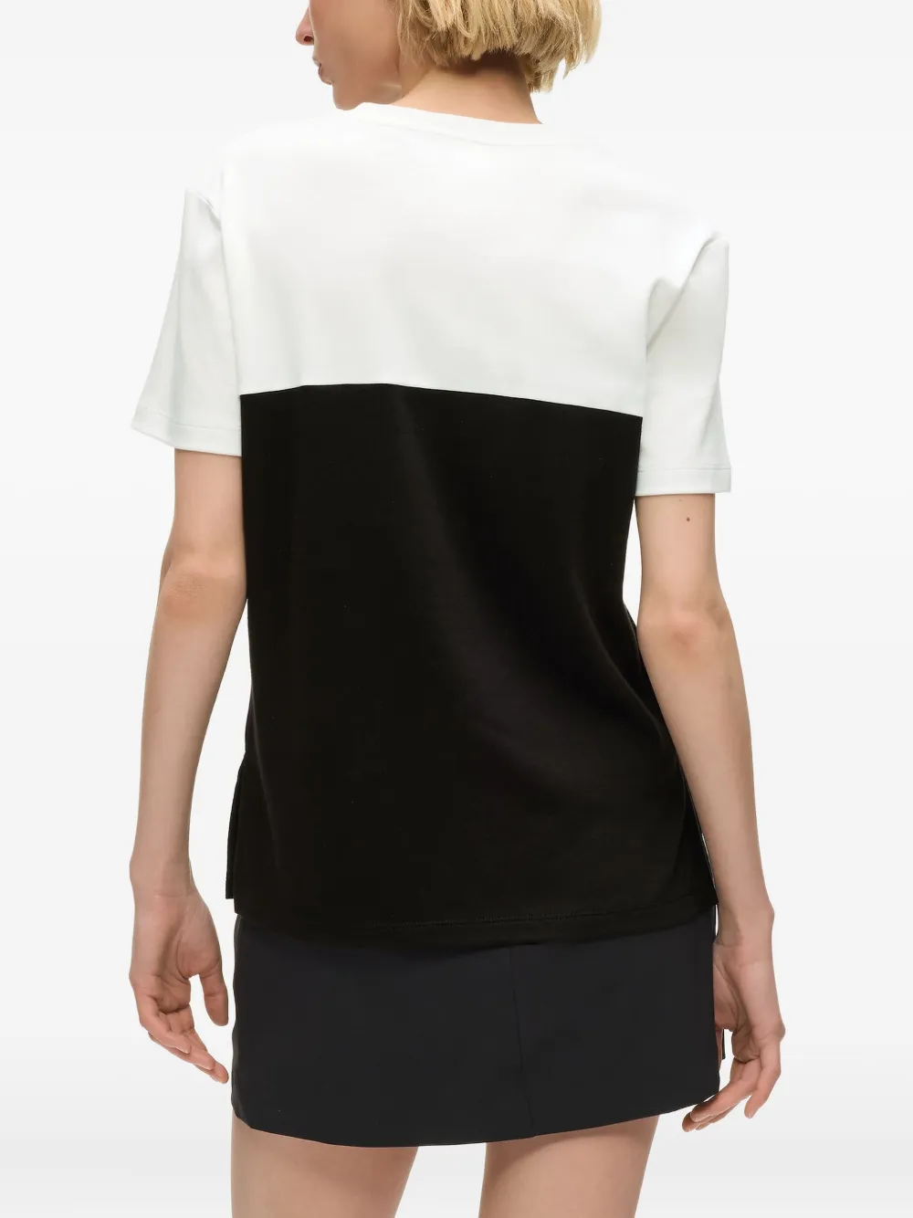 Karl Lagerfeld Short-sleeves Cotton T-shirt In Black