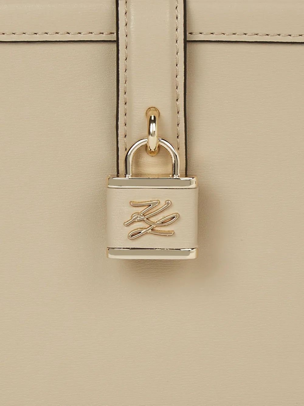 Karl Lagerfeld Crossbodytas met slot Beige