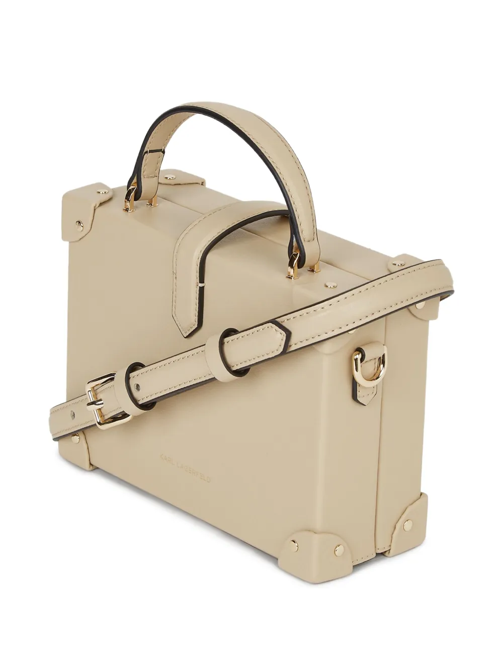 Karl Lagerfeld Crossbodytas met slot Beige