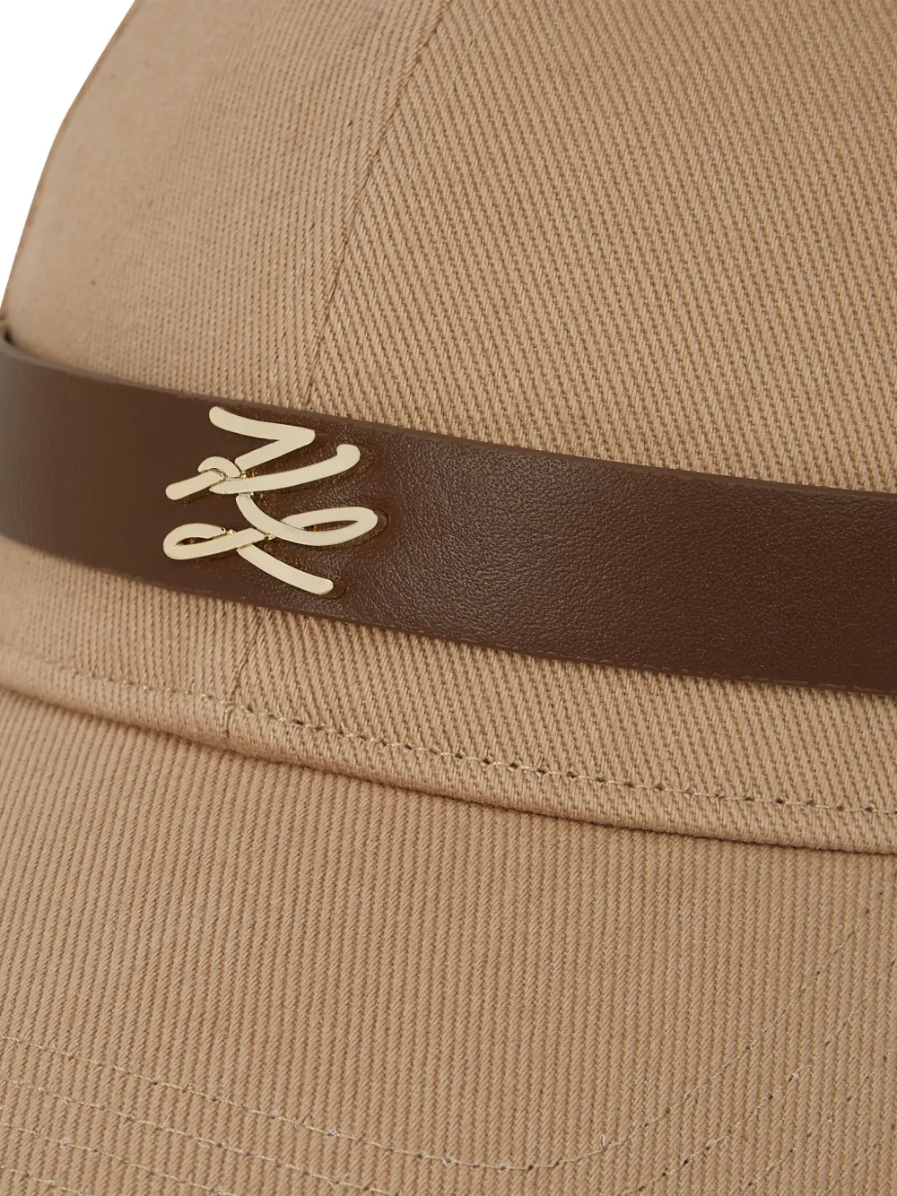 Karl Lagerfeld K/autograph Belt Cap In Neutral