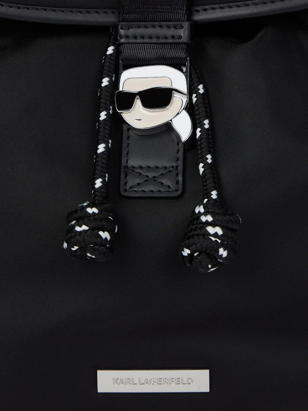 Karl Lagerfeld Ikon kleine rugzak Zwart