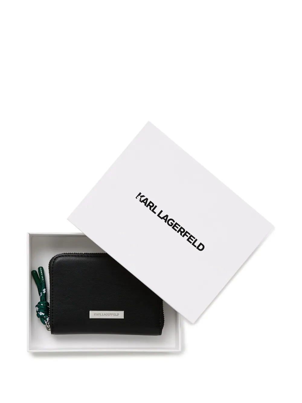 Karl Lagerfeld Kleine Ikon portemonnee Zwart