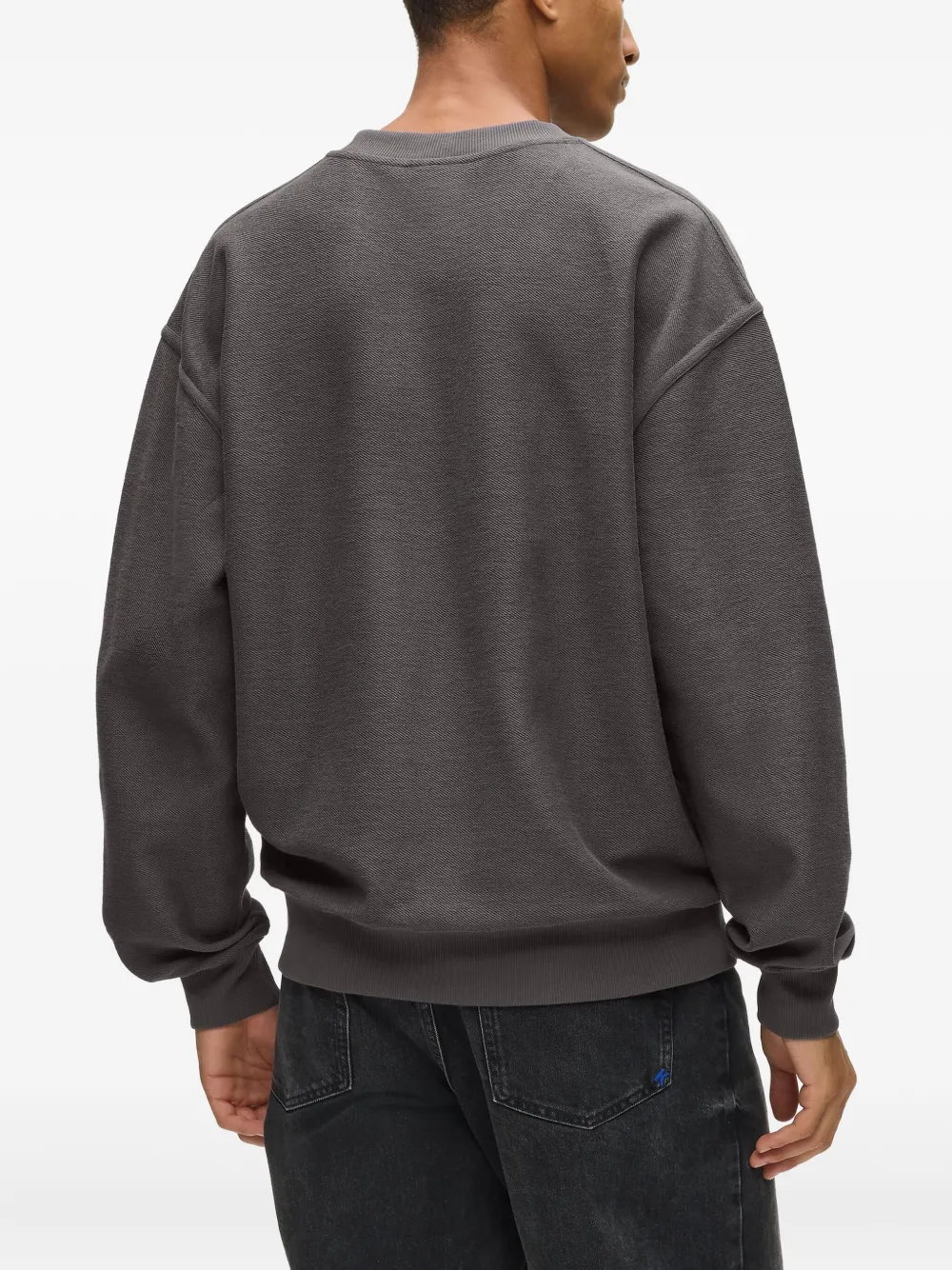 Karl Lagerfeld Jeans Sweater met logoprint Grijs