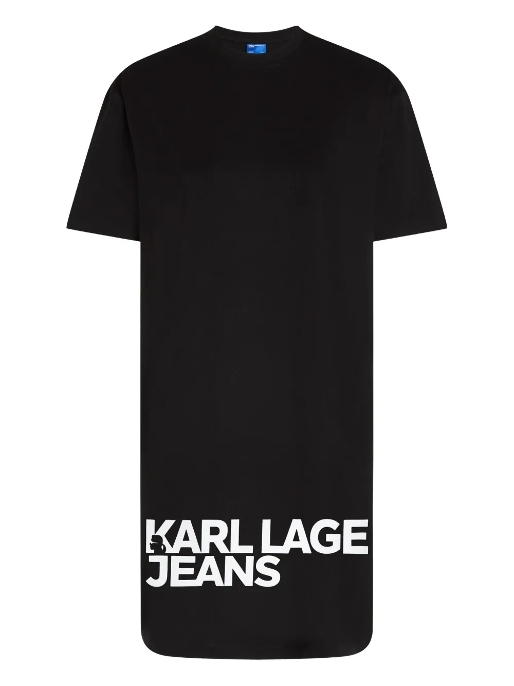 Karl Lagerfeld Jeans Abito con logo - Nero