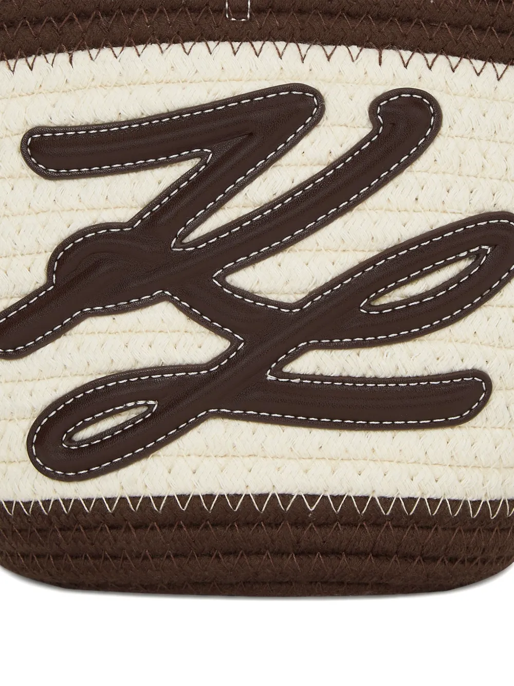 Karl Lagerfeld K Autograph kleine shopper Beige