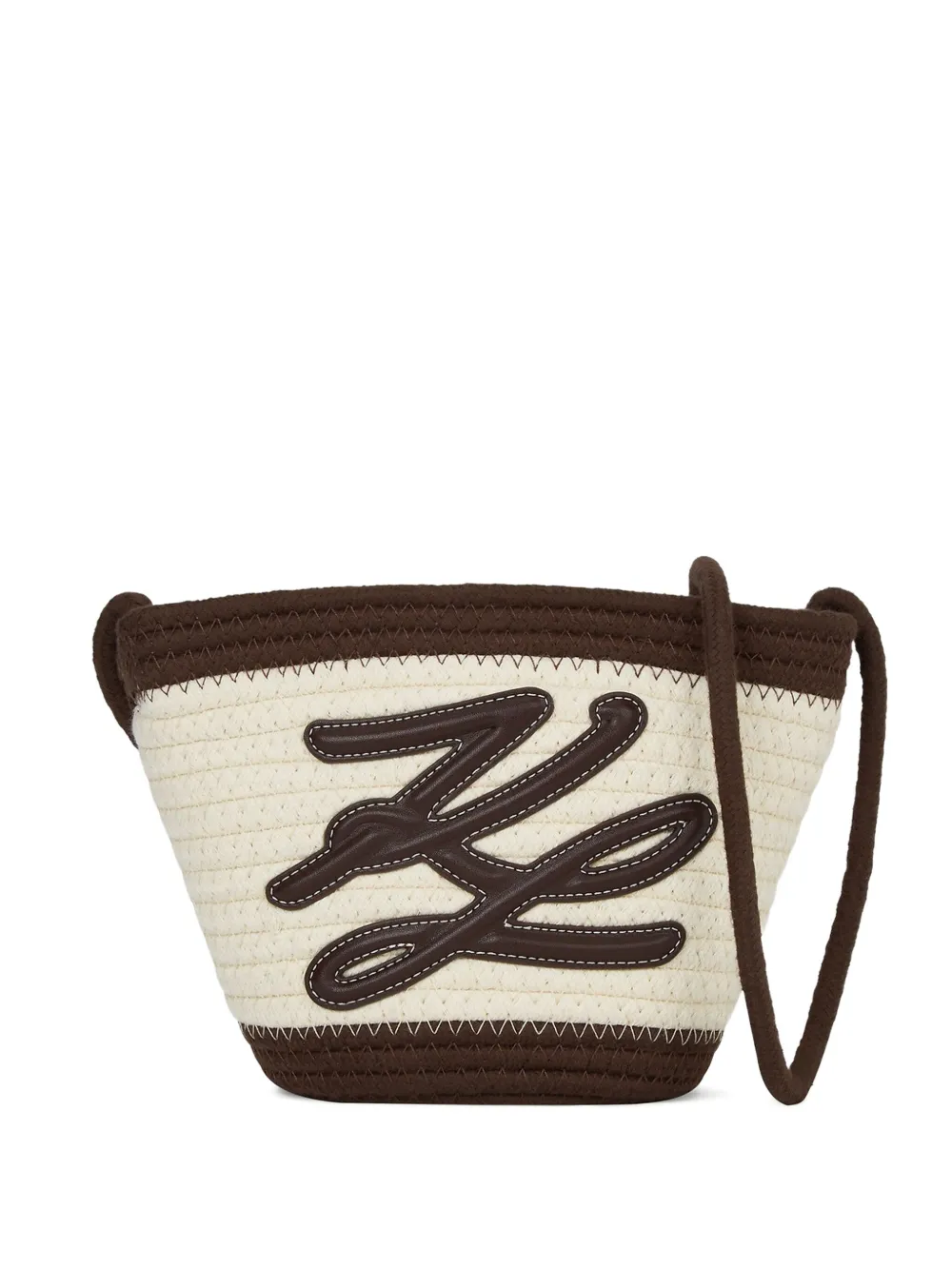 Karl Lagerfeld Kleiner K/Autograph Tote Bag - Nude