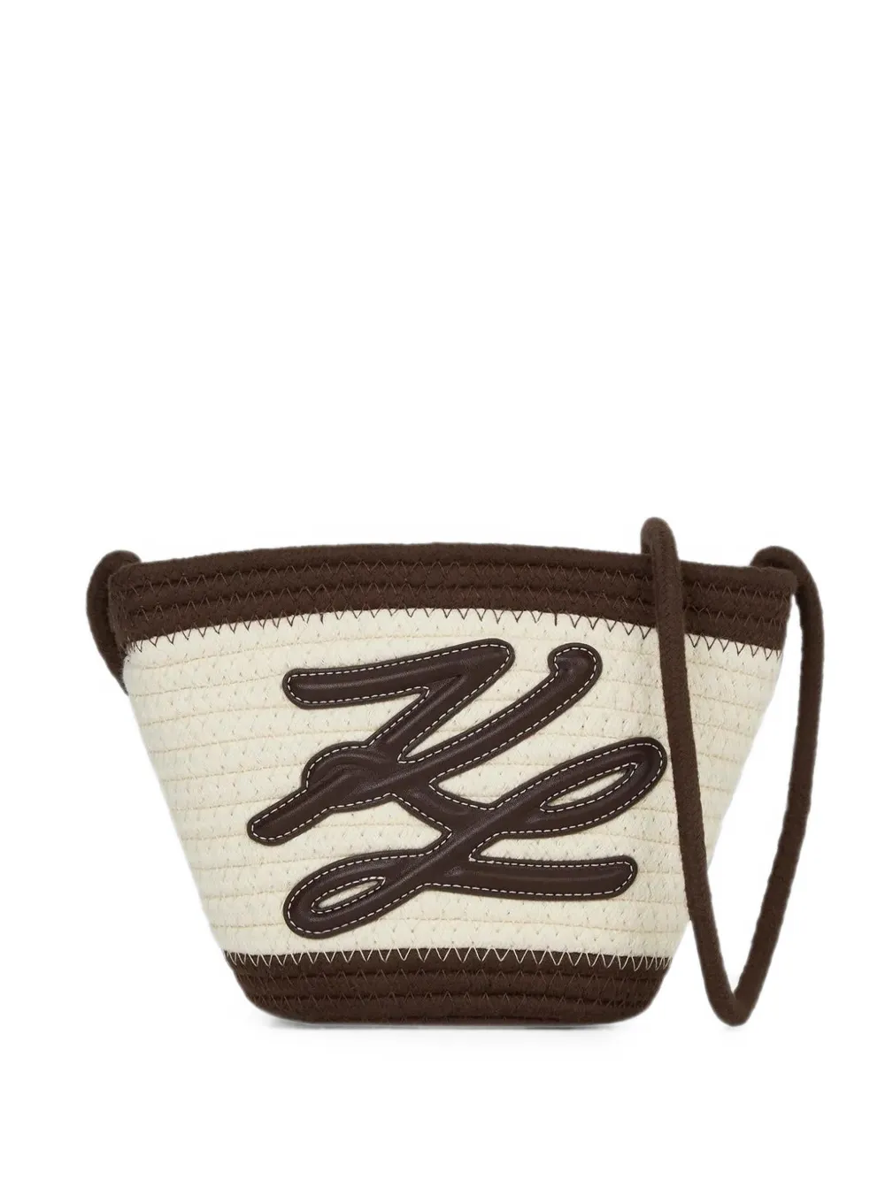 Karl Lagerfeld K Autograph kleine shopper Beige