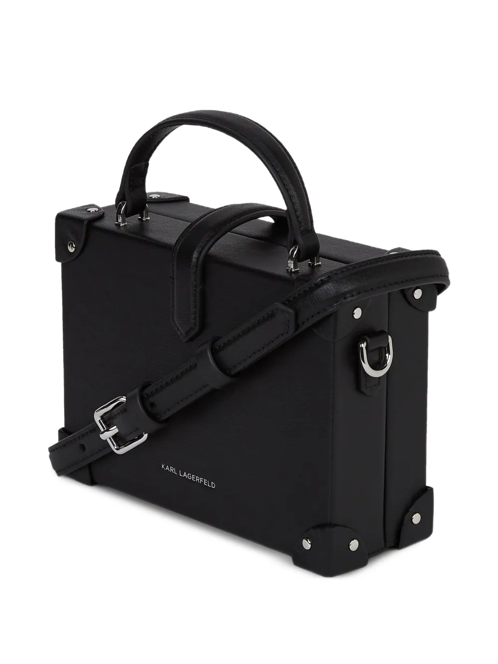 Karl Lagerfeld K Autograph koffer met hangslot Zwart