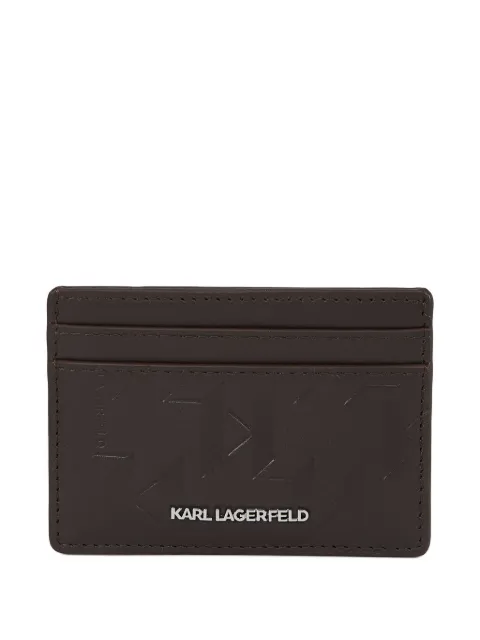 Karl Lagerfeld porte-cartes K/Loom en cuir