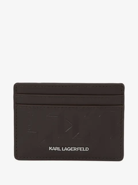 Karl Lagerfeld K/Loom leather cardholder