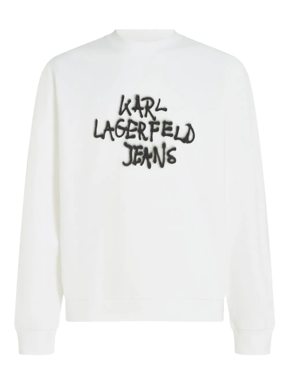 Karl Lagerfeld Jeans graffiti-print sweatshirt | White | Image 1