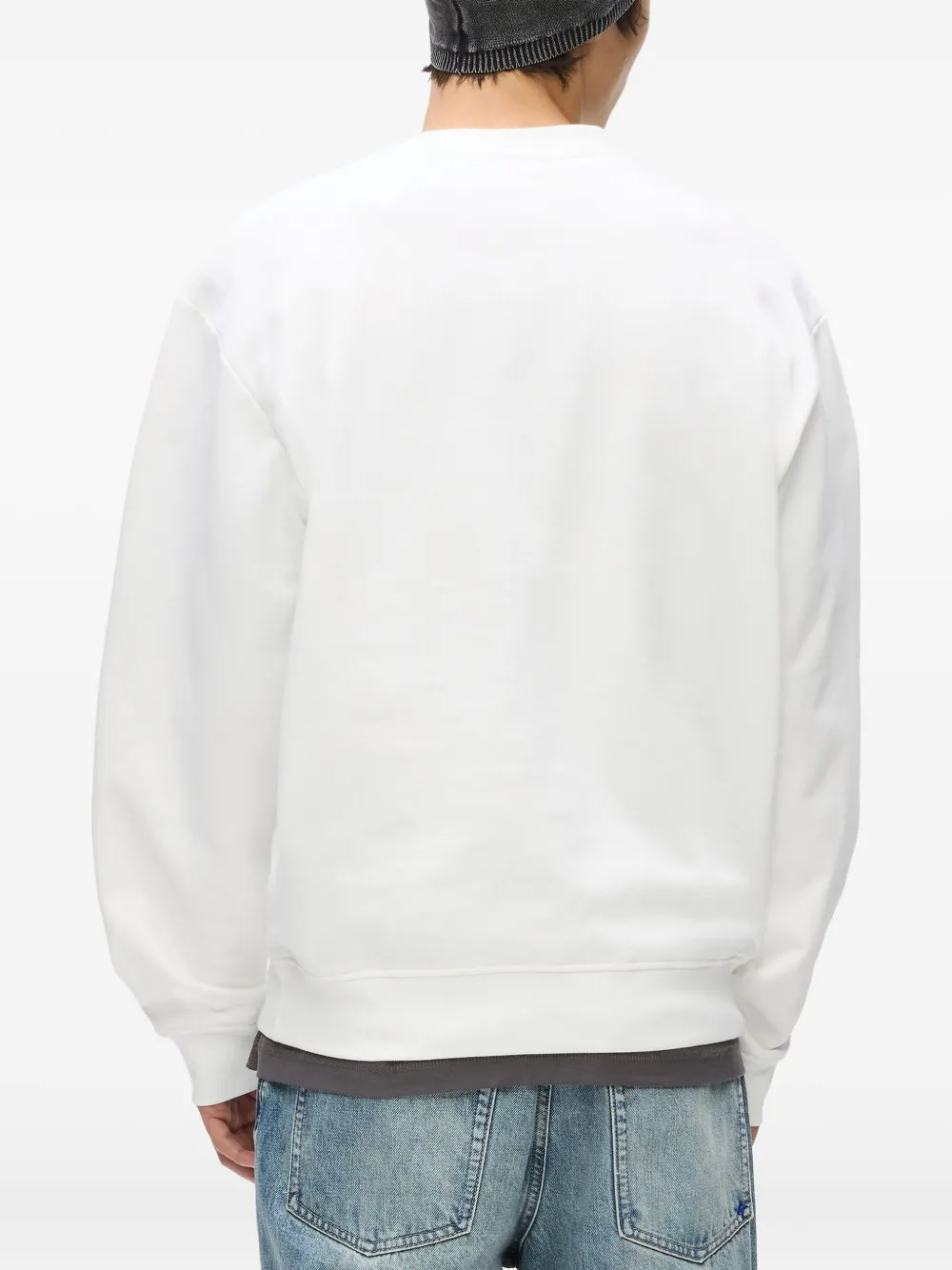 Karl Lagerfeld Jeans Sweater met graffiti-print Wit