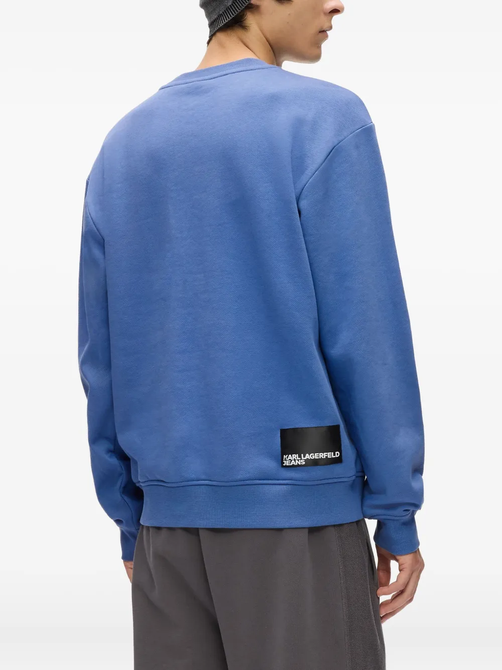 Karl Lagerfeld Jeans Sweater met logo Blauw