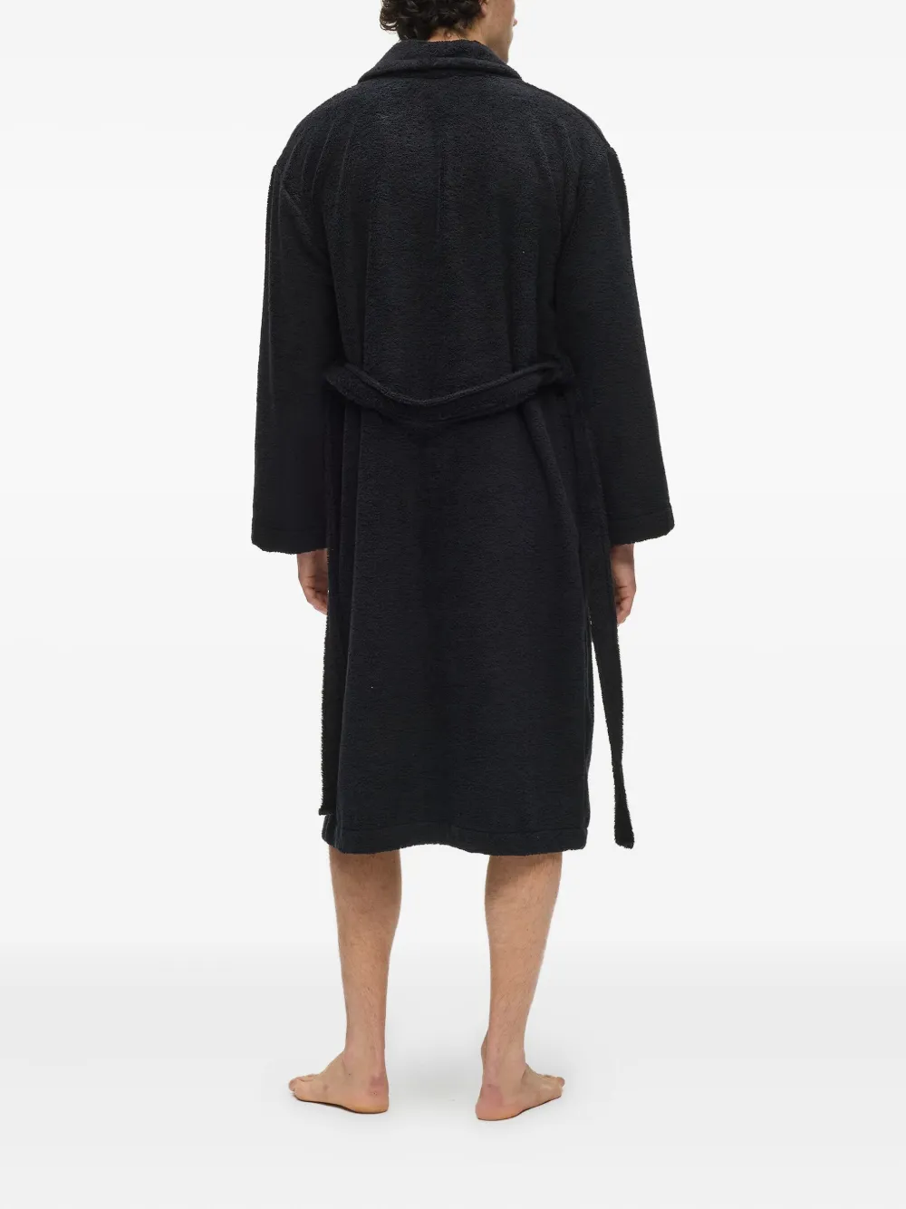 Karl Lagerfeld Vestaglia con ricamo - Nero