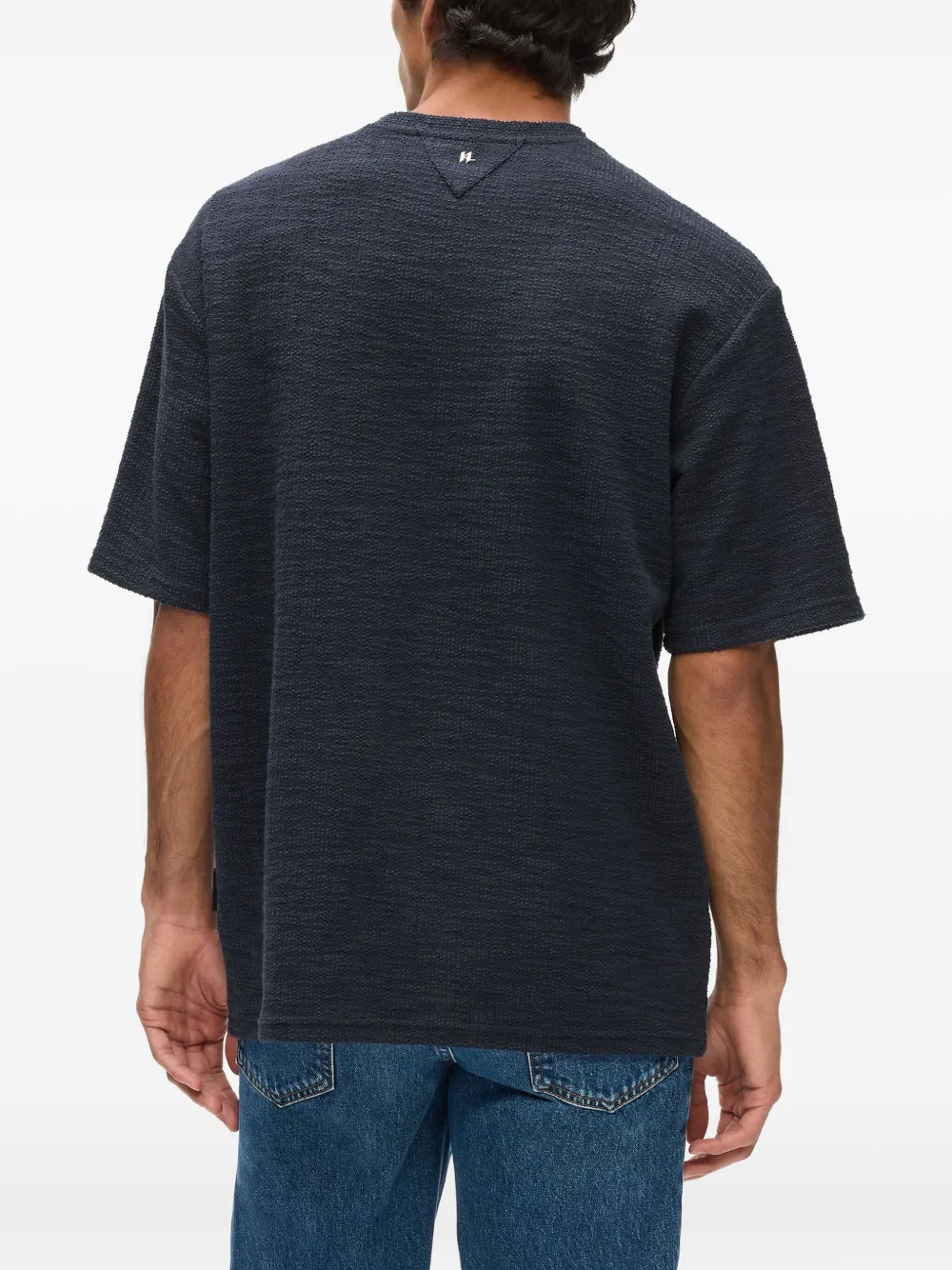 Karl Lagerfeld Bouclé T-shirt In Blue