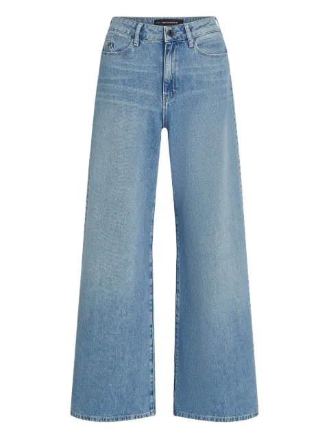 Karl Lagerfeld studded-signature jeans