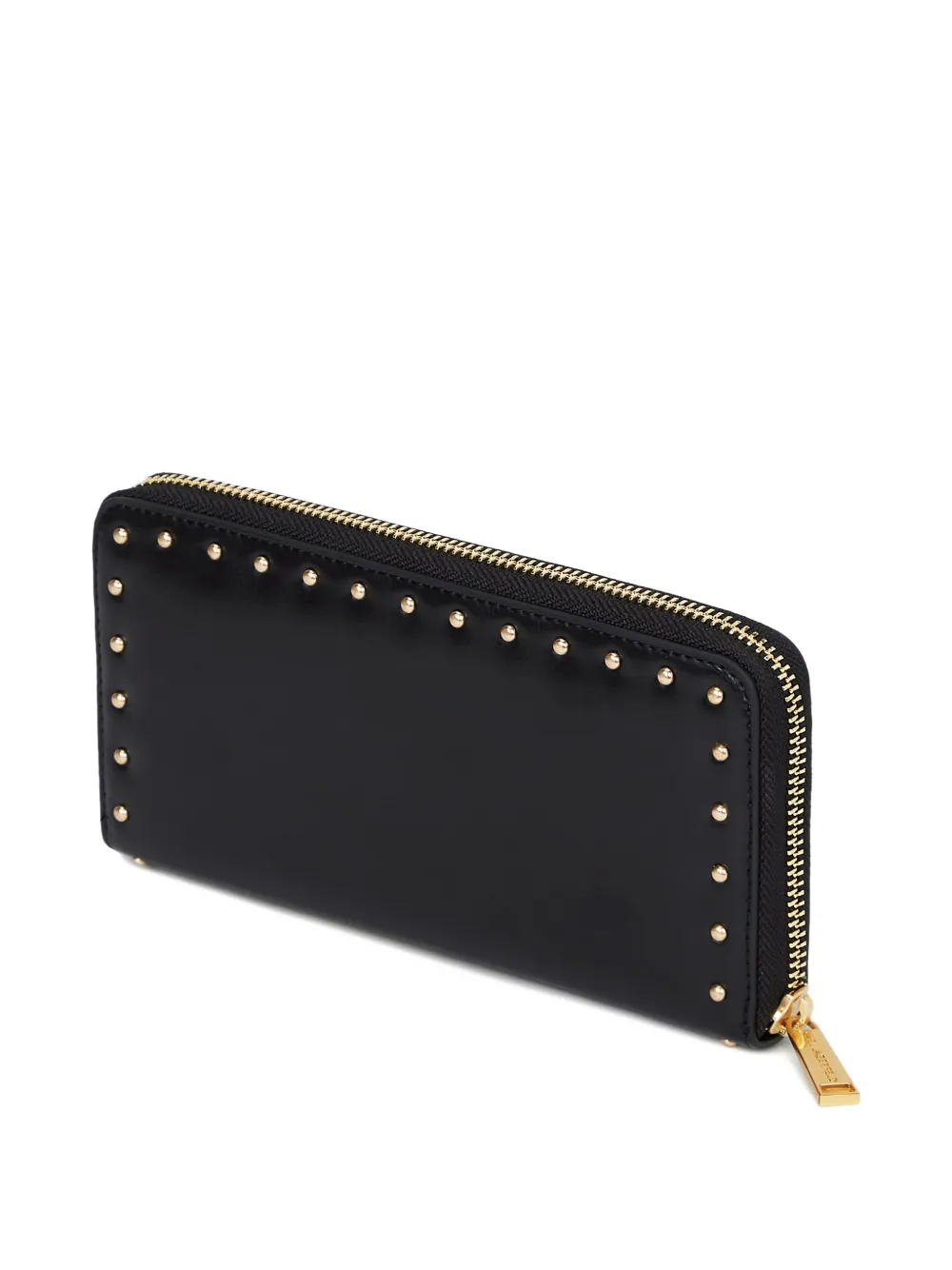 Karl Lagerfeld K/Ville grote portemonnee met studs - Zwart