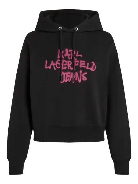 graffiti-logo hoodie