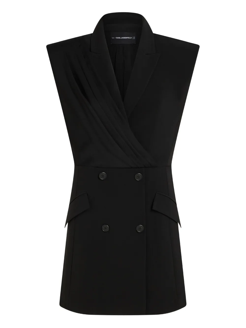 Karl Lagerfeld Abito modello blazer DNA corto - Nero