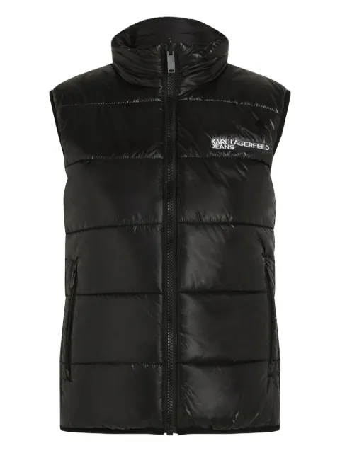 Karl Lagerfeld Jeans padded reversible gilet