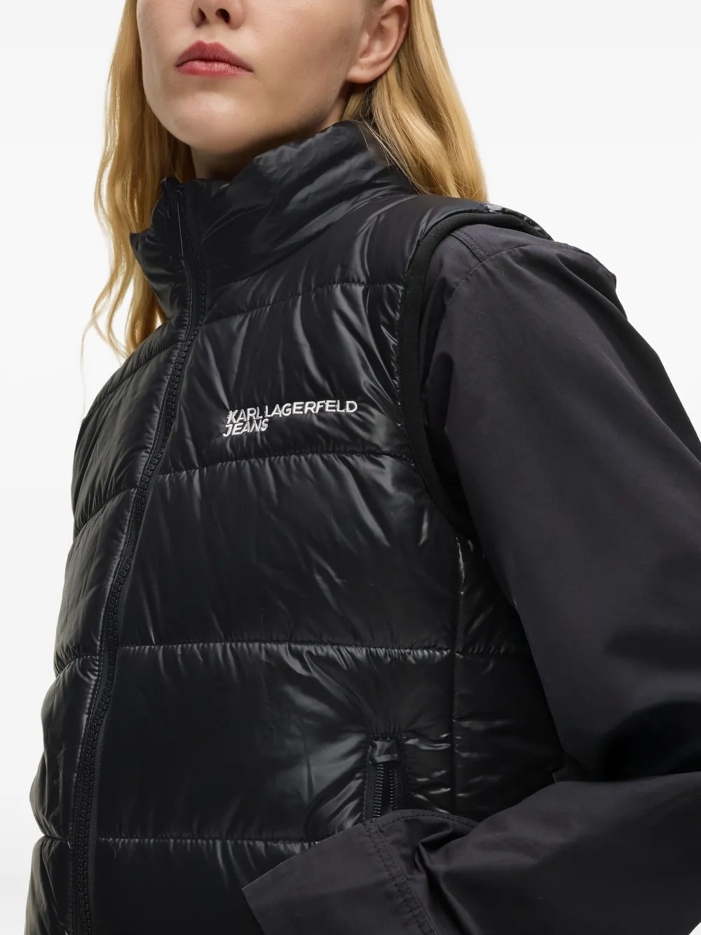 Karl Lagerfeld Jeans Omkeerbare bodywarmer Zwart