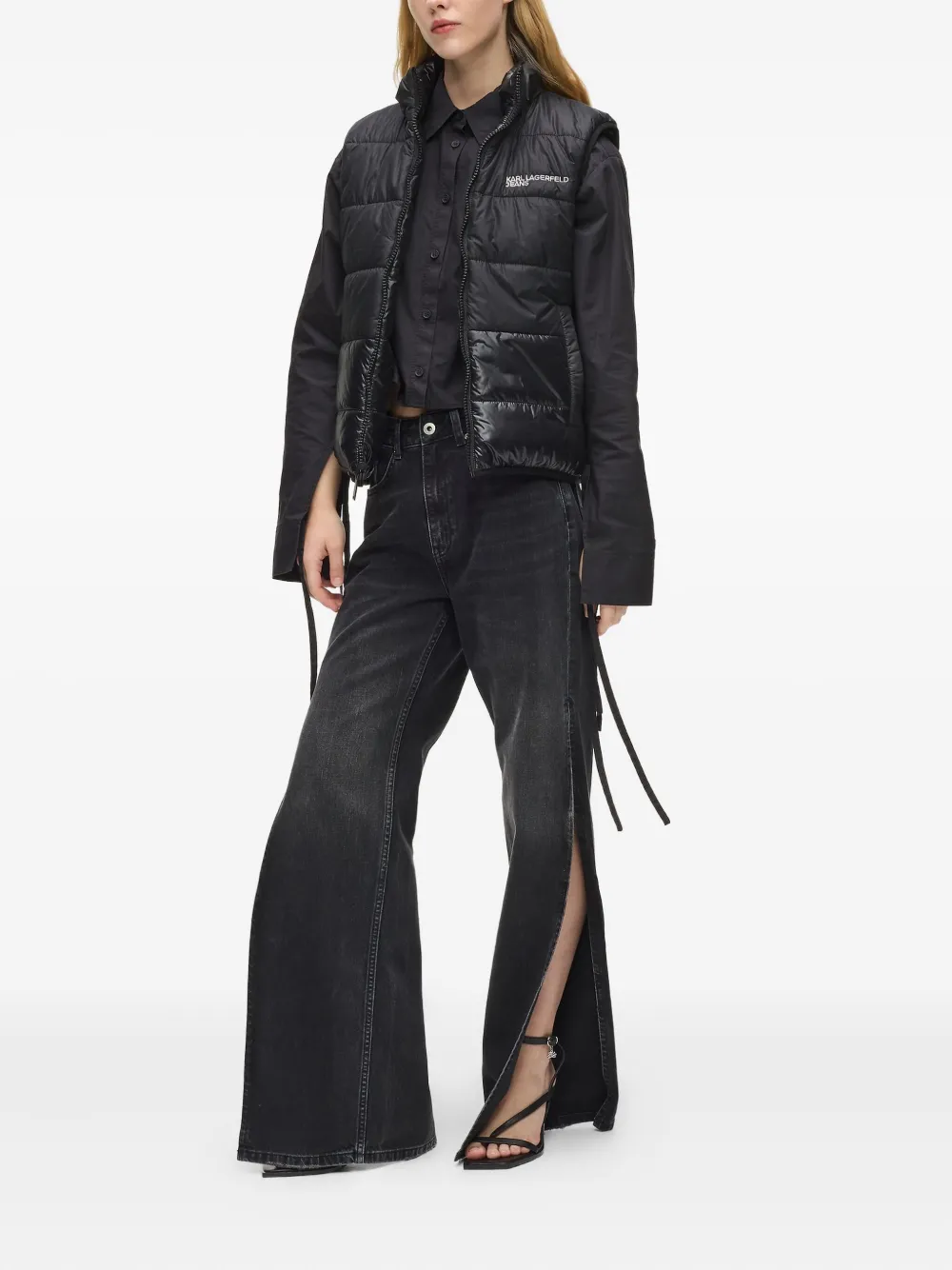 Karl Lagerfeld Jeans Omkeerbare bodywarmer Zwart