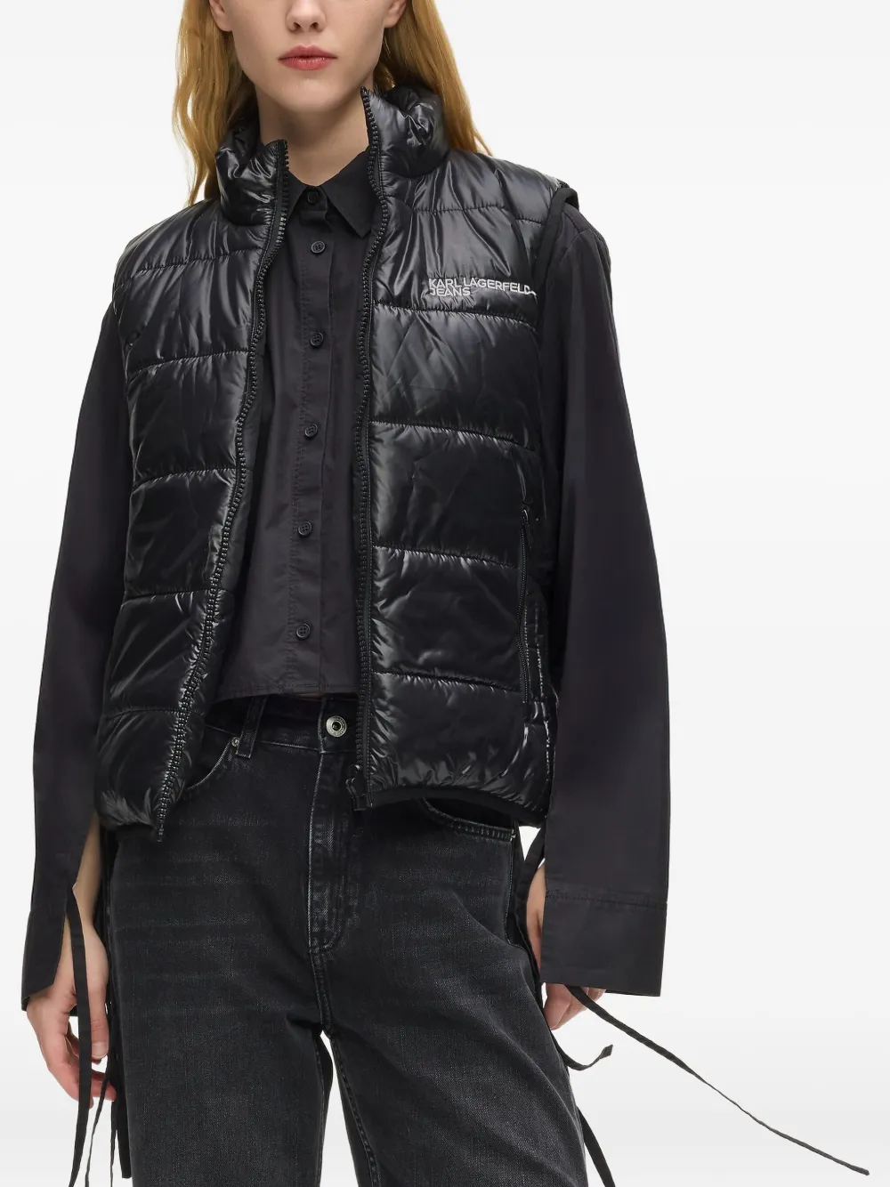 Karl Lagerfeld Jeans Omkeerbare bodywarmer Zwart
