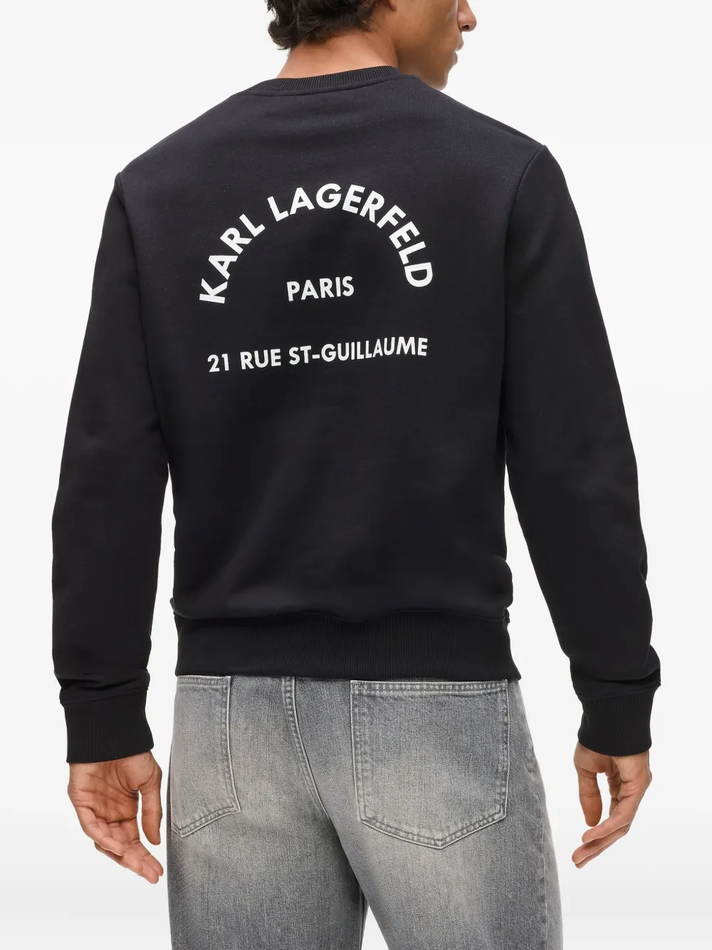 Karl Lagerfeld Rue St-Guillaume sweater Zwart