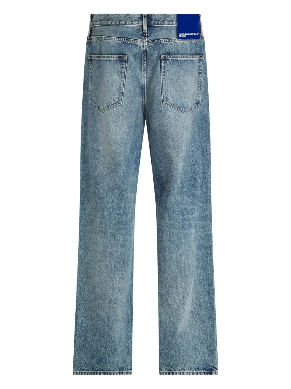 Karl Lagerfeld Jeans met vijf zakken Blauw
