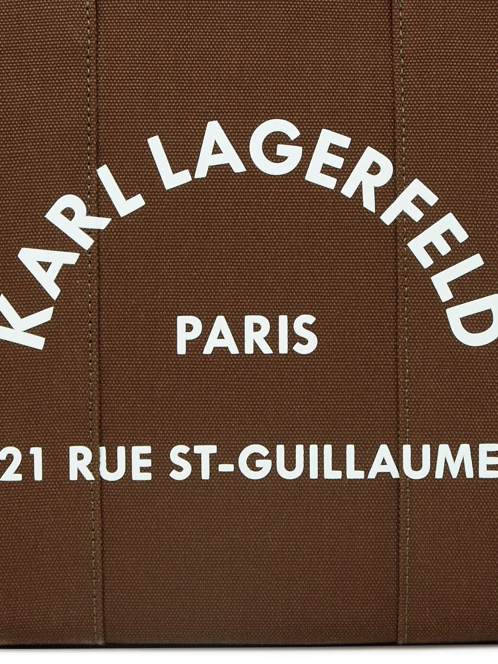 Karl Lagerfeld Medium Rue St-guillaume Tote Bag In Brown