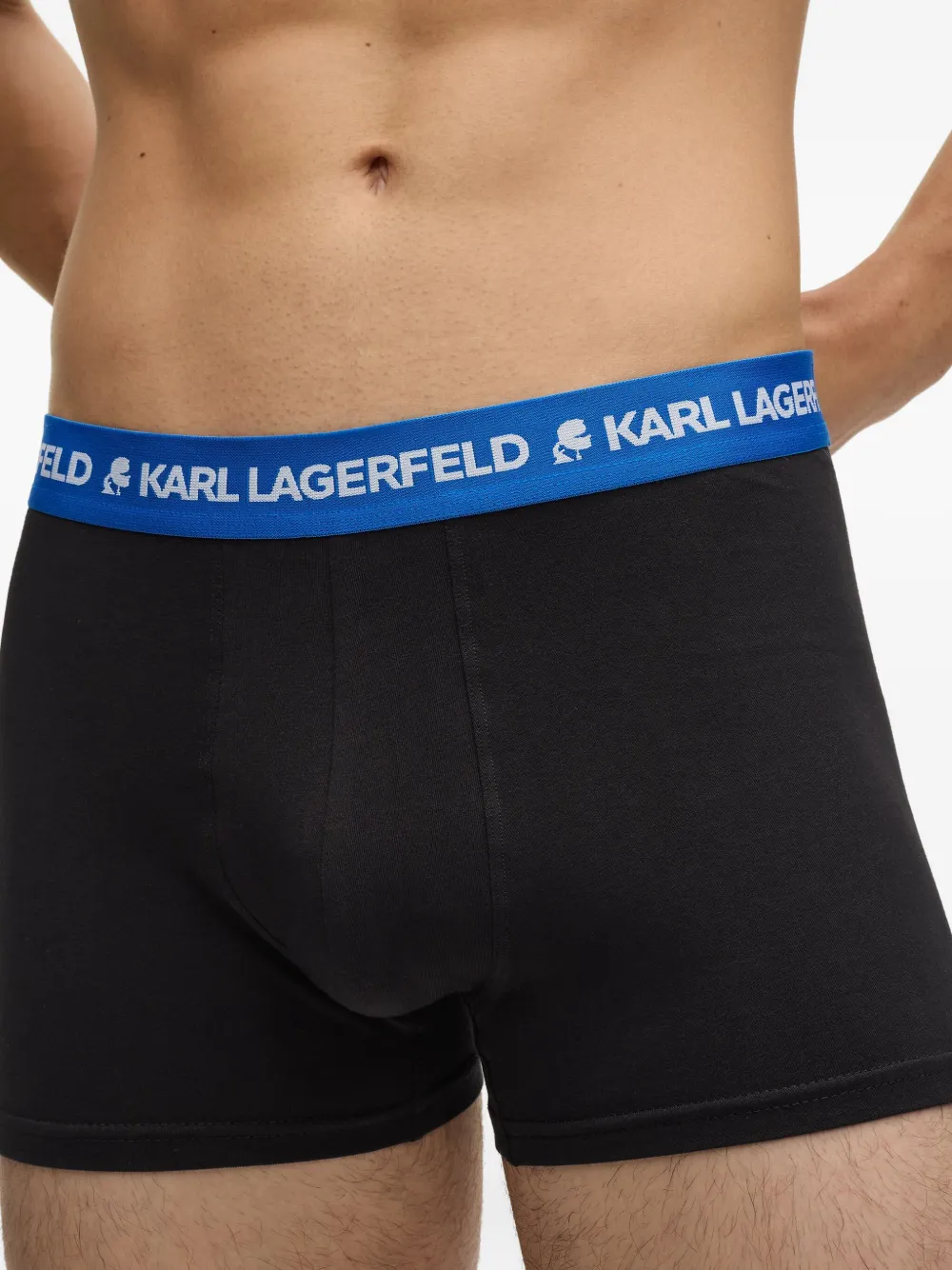 Karl Lagerfeld Boxershorts met logo Zwart