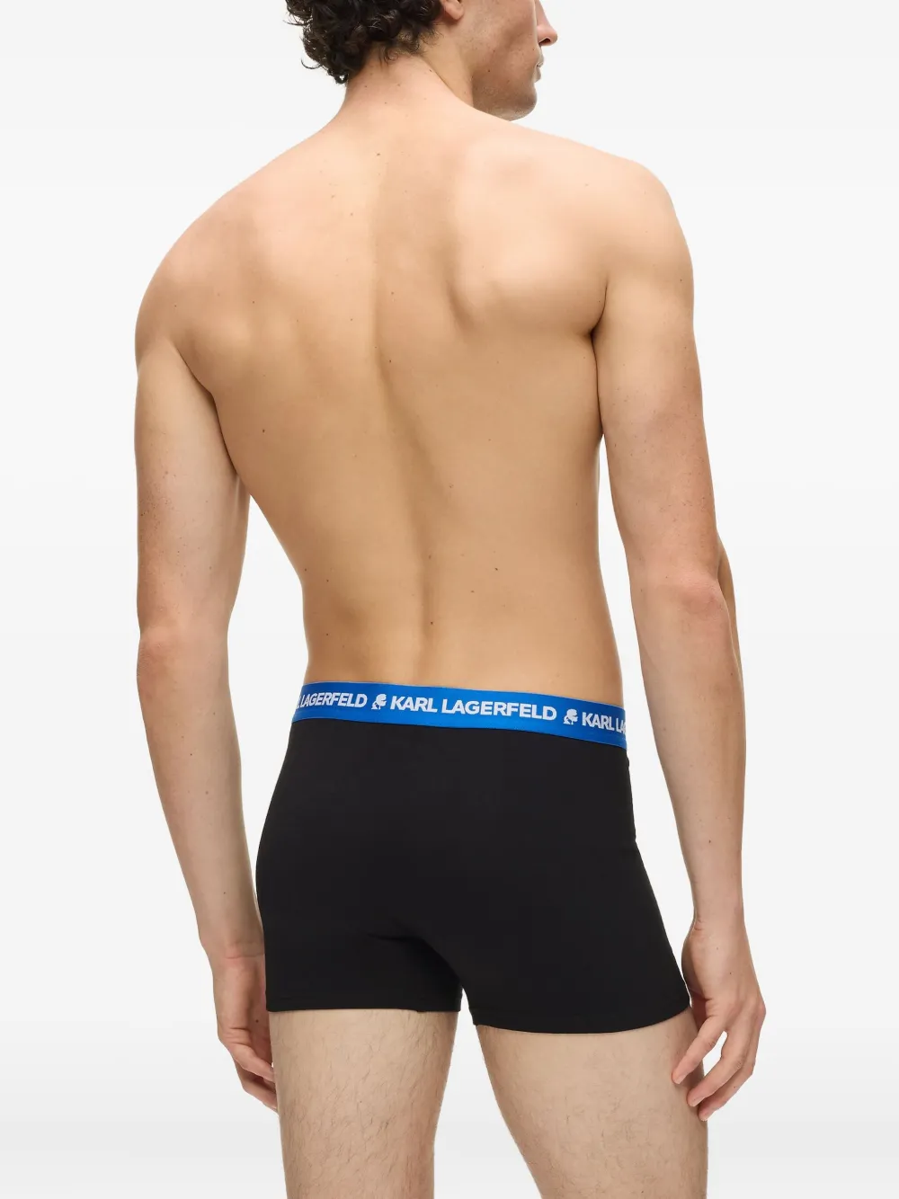 Karl Lagerfeld Boxershorts met logo Zwart