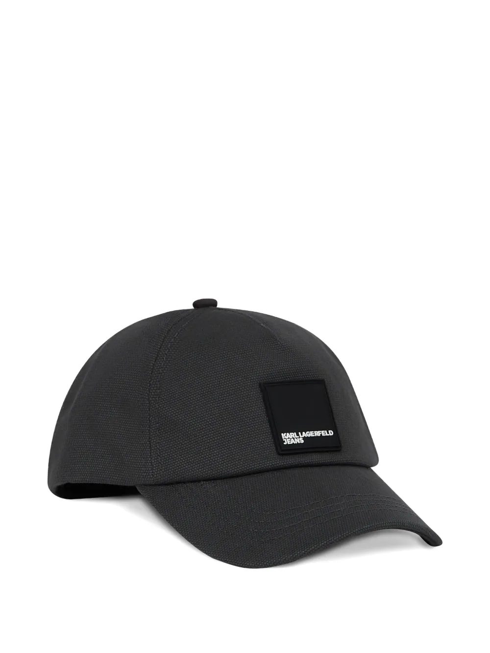 Karl Lagerfeld Jeans Cappello da baseball con applicazione - Nero