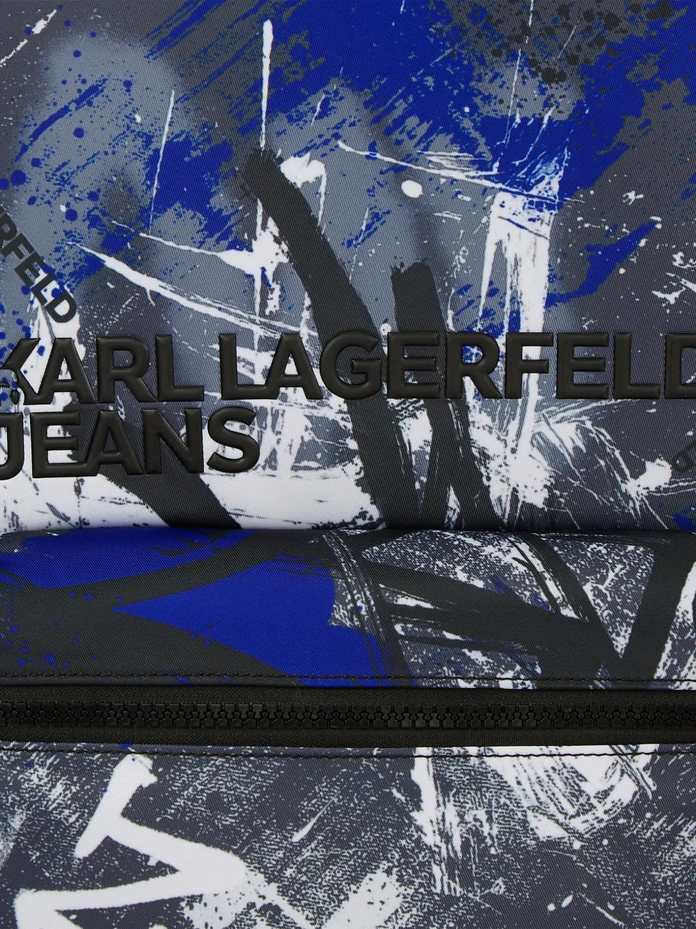 Karl Lagerfeld Jeans Rugzak met graffiti-print Grijs