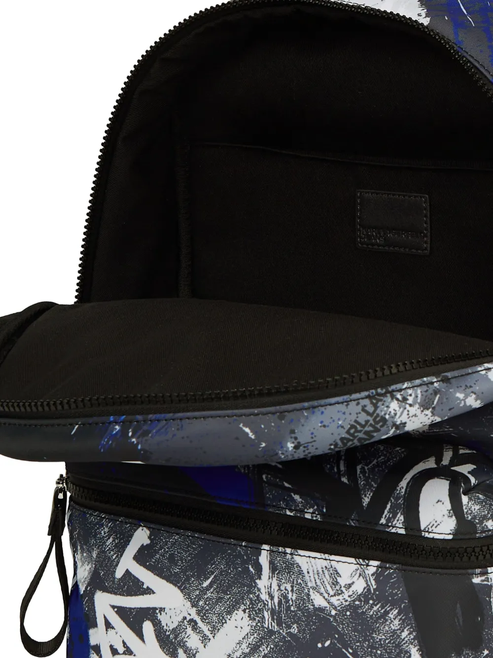 Karl Lagerfeld Jeans Rugzak met graffiti-print Grijs