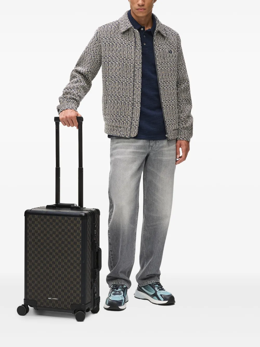 Karl Lagerfeld valise à motif monogrammé | Image 2