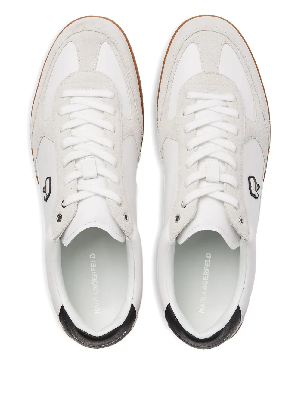 Karl Lagerfeld Kandidate sneakers met logopatch Wit