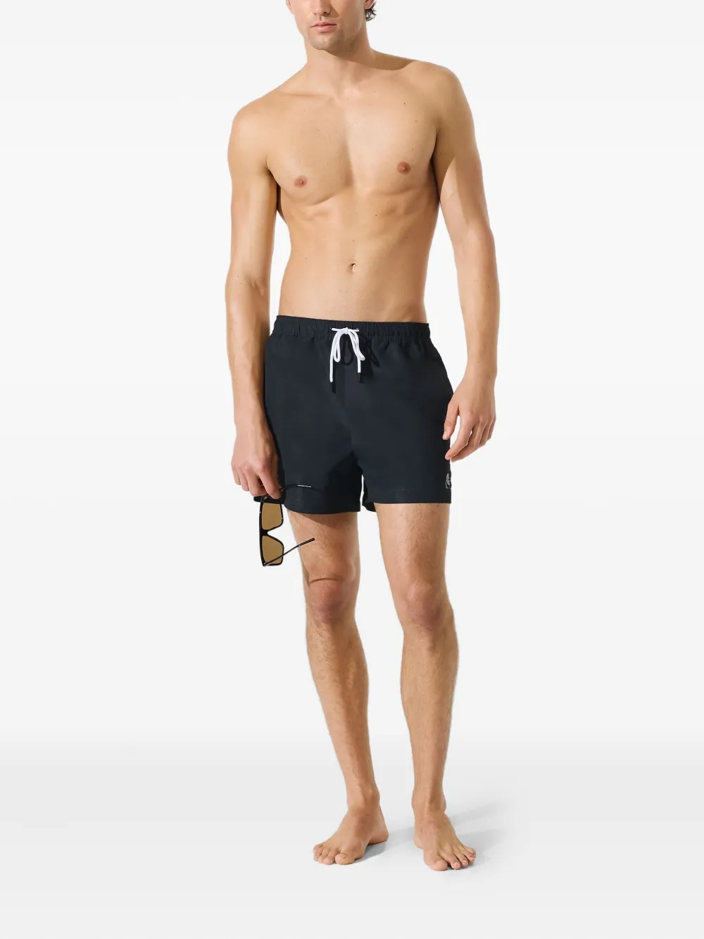 Karl Lagerfeld shorts de playa con cordones en la pretina | Shorts de playa | Image 2