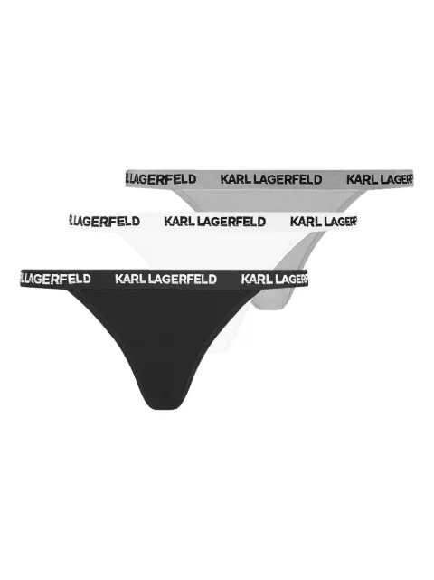 Karl Lagerfeld logo-detailing briefs (pack of three)