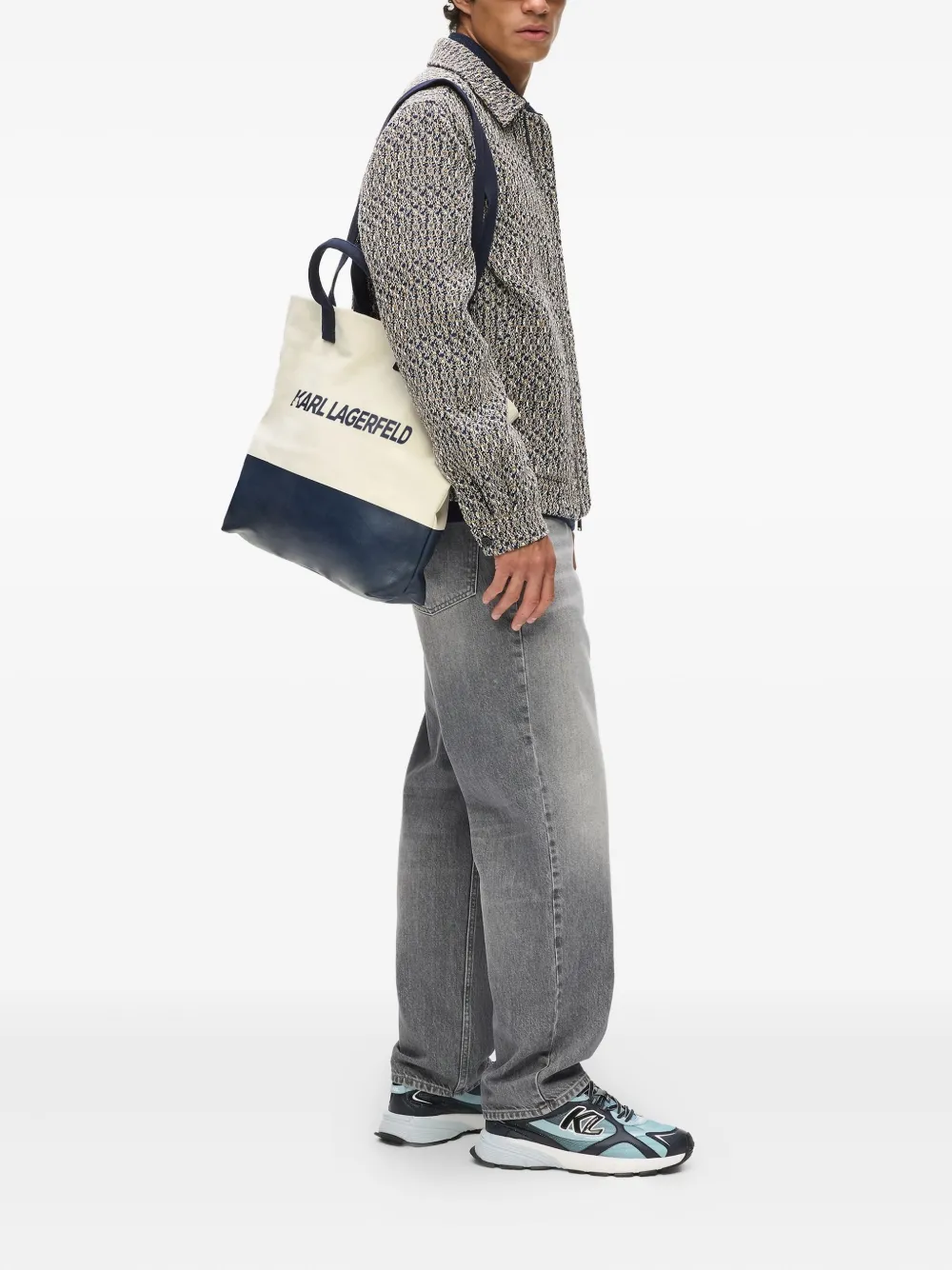 Karl Lagerfeld logo-print tote bag | Image 2