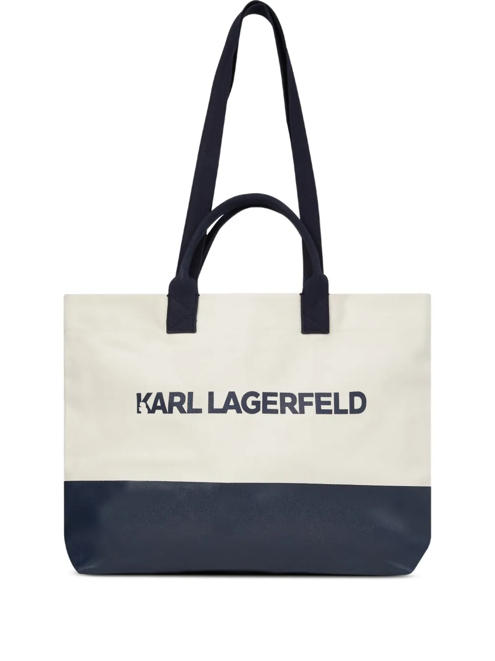Karl Lagerfeld logo-print tote bag | Neutrals | Image 1